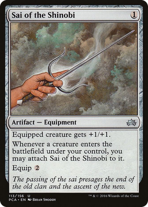 0113 Sai of the Shinobi U Planechase Anthology