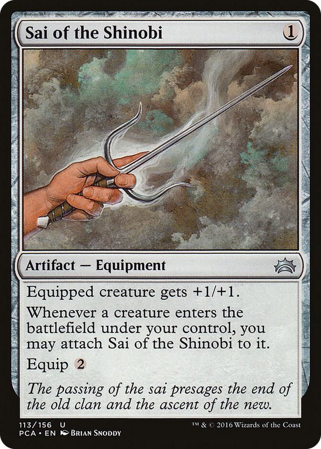 0113 Sai of the Shinobi U Planechase Anthology