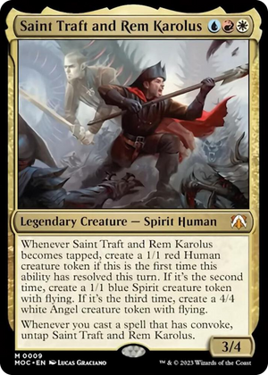 0009 Saint Traft and Rem Karolus M Commander: March of the Machine