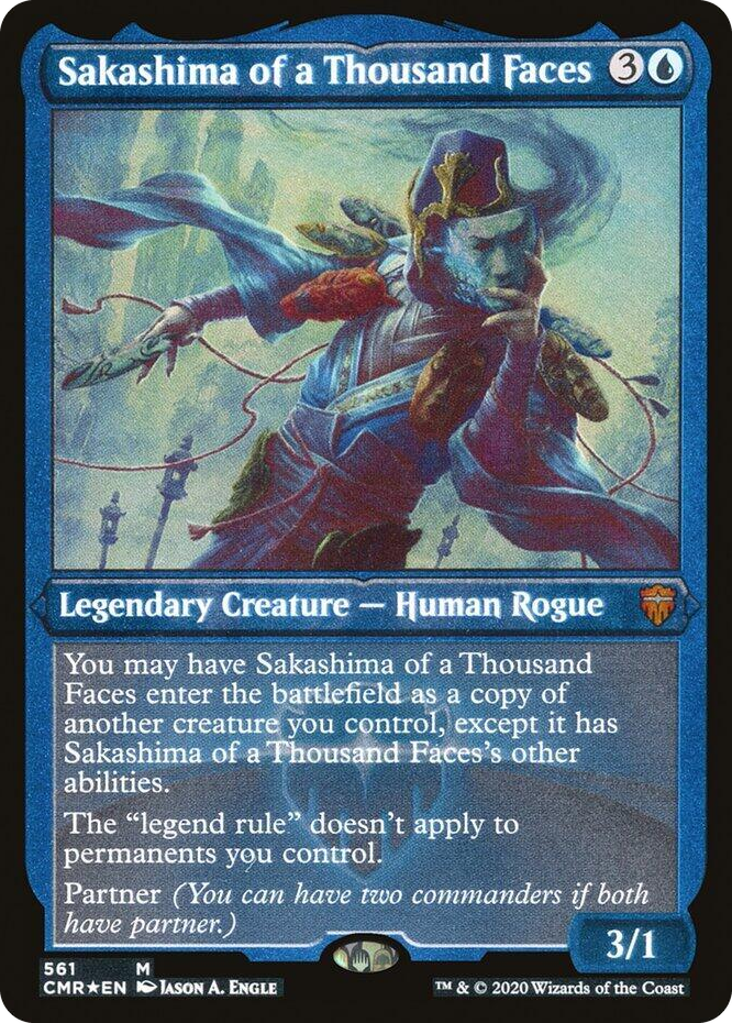 0561 Sakashima of a Thousand Faces (Foil Etched) M Commander Legends