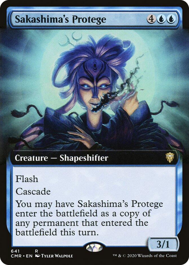 0641 Sakashima's Protege (Extended Art) R Commander Legends