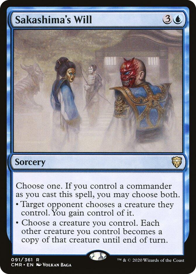 0091 Sakashima's Will R Commander Legends