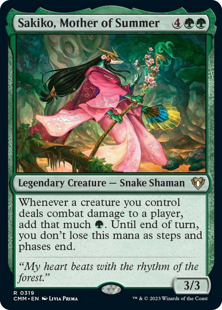 0319 Sakiko, Mother of Summer R Commander Masters