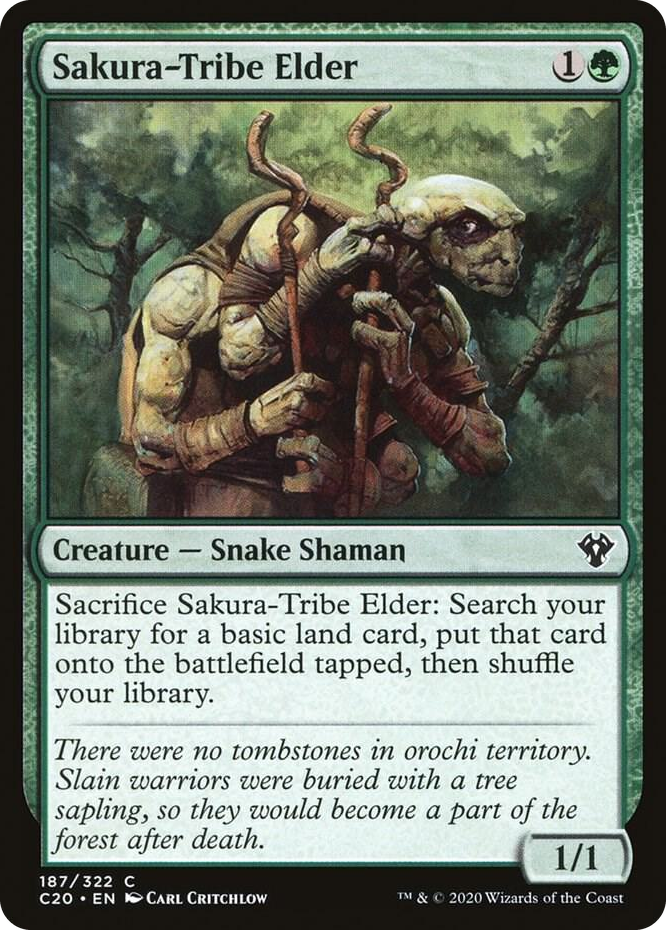 0187 Sakura-Tribe Elder C Commander 2020