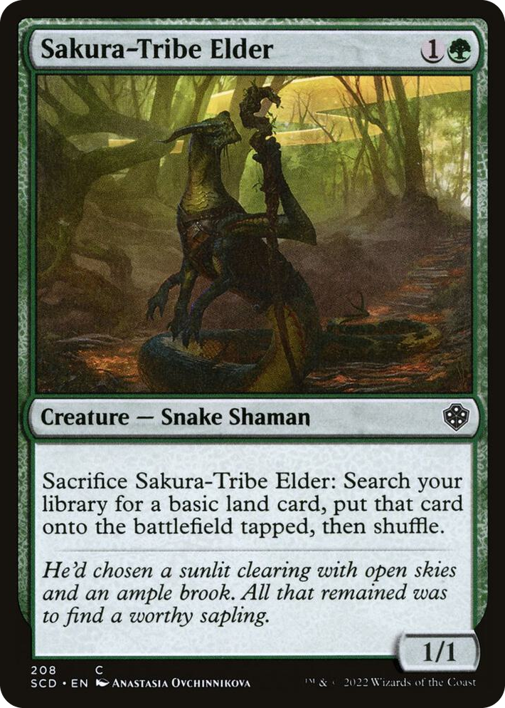 0208 Sakura-Tribe Elder C Starter Commander Decks