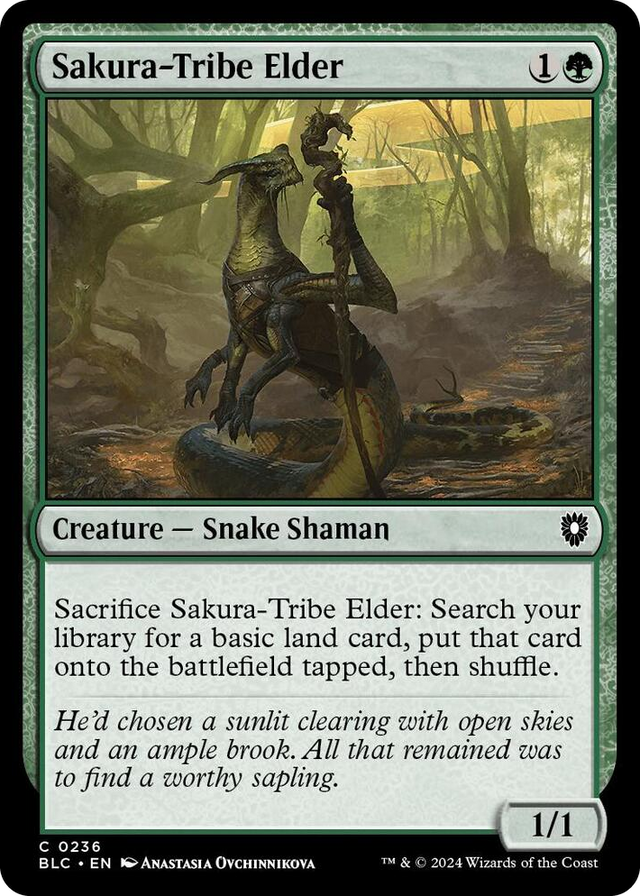 0236 Sakura-Tribe Elder C Commander: Bloomburrow