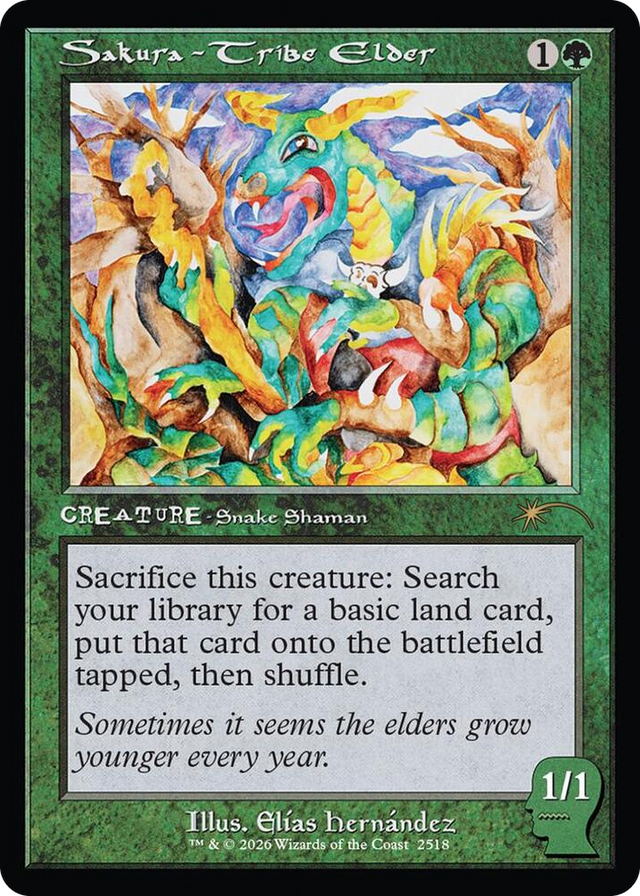 2518 Sakura-Tribe Elder (2518) R Secret Lair Drop Series