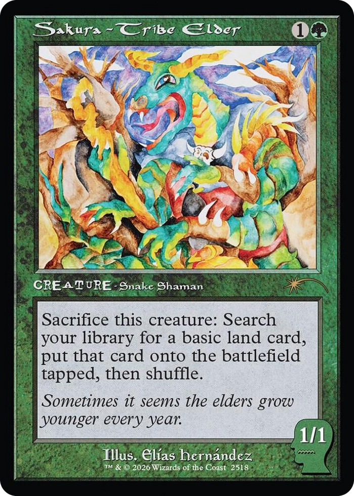 Sakura-Tribe Elder (2518) #2518 R - Secret Lair Drop Series Pokemon card