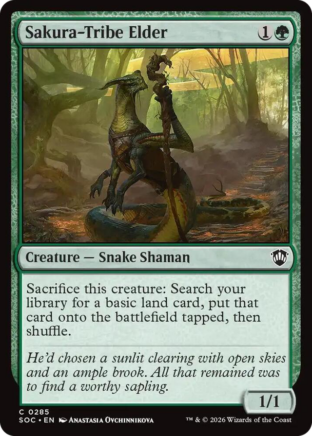 0285 Sakura-Tribe Elder C Commander: Secrets of Strixhaven
