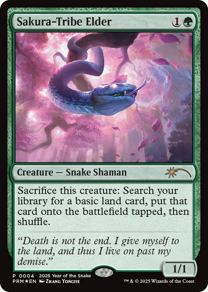 Sakura-Tribe Elder (Year of the Snake 2025) #4 P - Standard Showdown Promos Pokemon card
