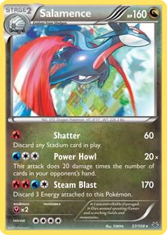 0057 Salamence Rare Deck Exclusives