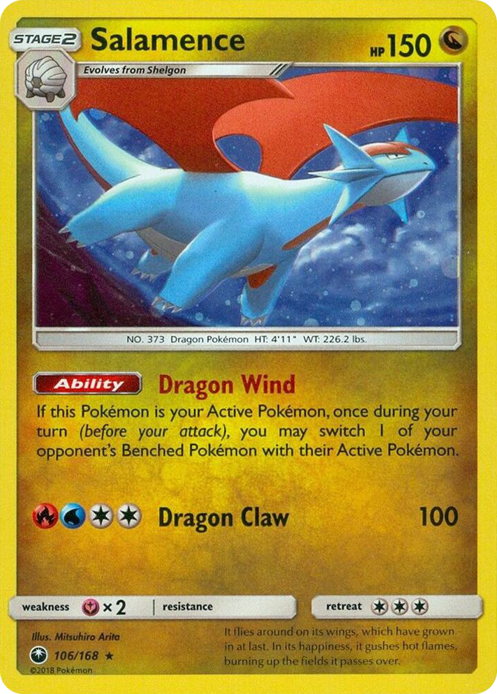 0106 Salamence - 106/168 (Cosmos Holo) Promo Miscellaneous Cards & Products