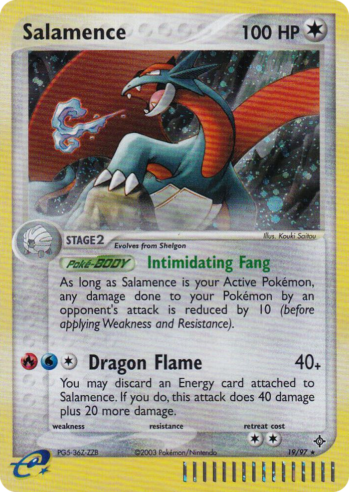 0019 Salamence - 19/97 (e-League) Promo Nintendo Promos