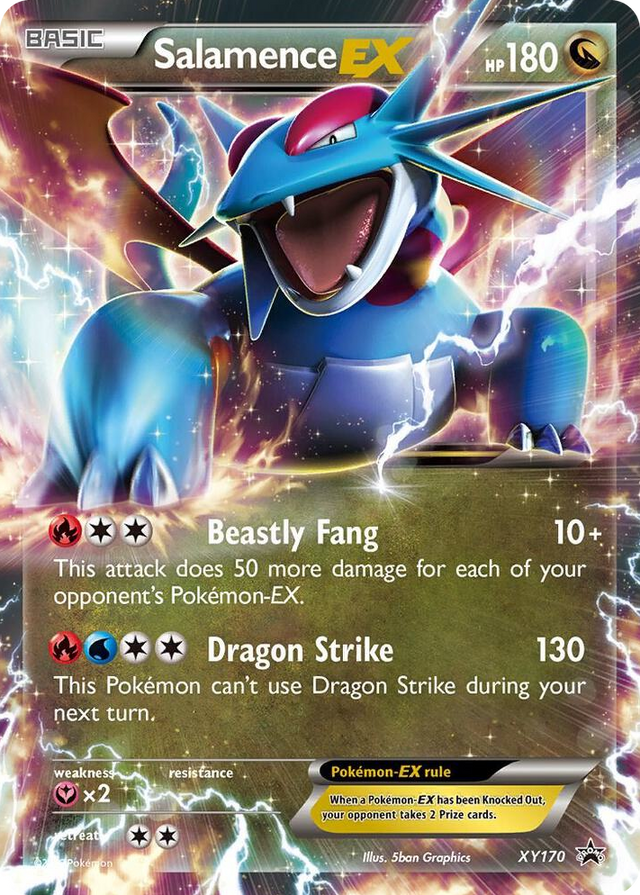 XY170 Salamence EX - XY170 Promo XY Promos