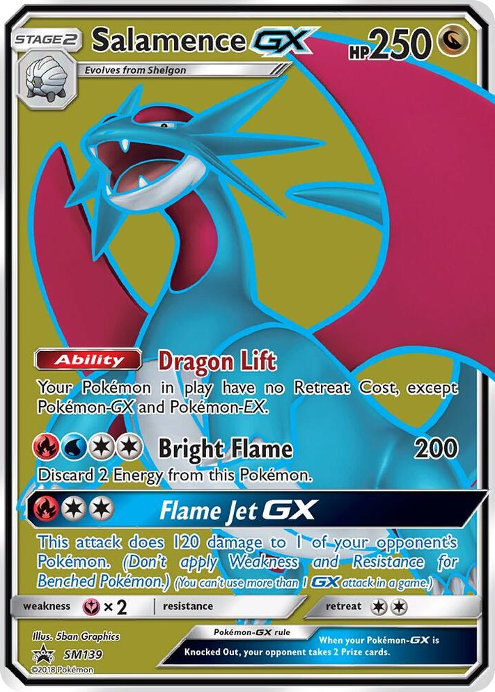 SM139 Salamence GX - SM139 Promo SM Promos