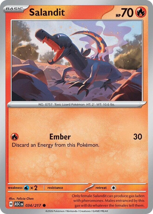 0034 Salandit Common Ascended Heroes