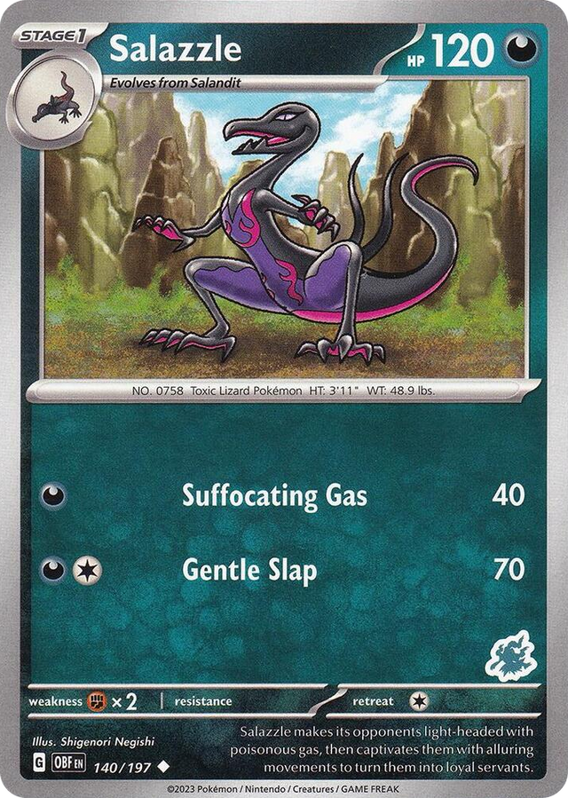0140 Salazzle - Darkrai Deck Uncommon Battle Academy 2024