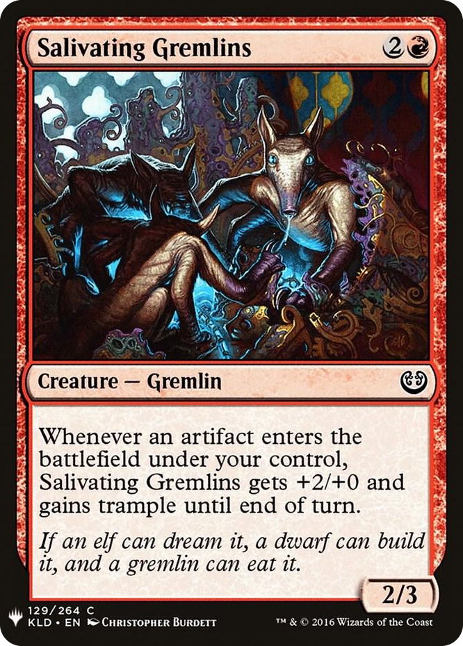 0129 Salivating Gremlins C The List Reprints