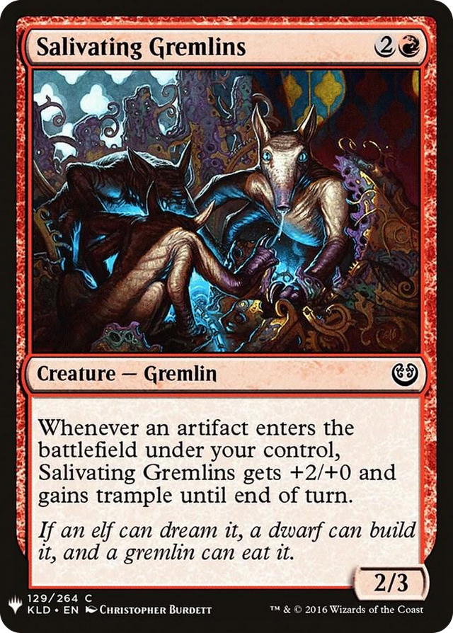 0129 Salivating Gremlins C The List Reprints