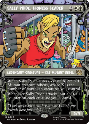 0225 Sally Pride, Lioness Leader (Showcase) R Teenage Mutant Ninja Turtles