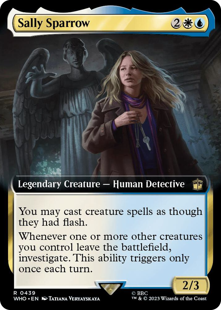 0439 Sally Sparrow (Extended Art) R Universes Beyond: Doctor Who