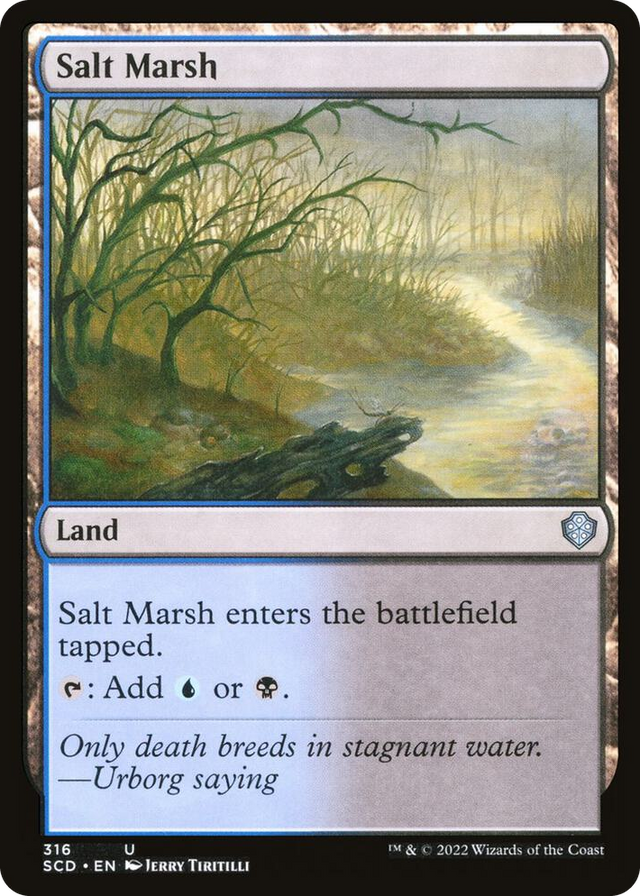 0316 Salt Marsh U Starter Commander Decks