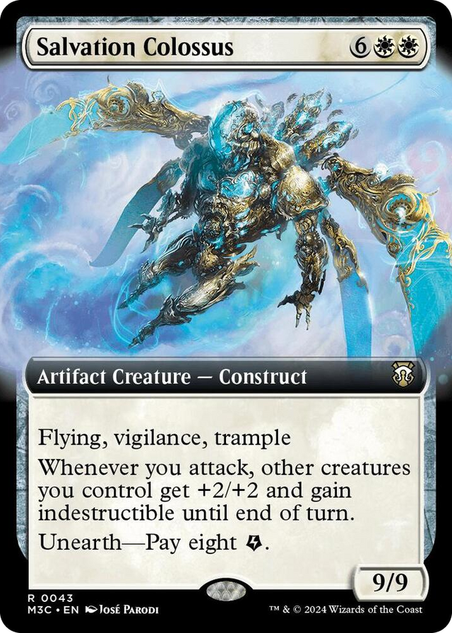 0043 Salvation Colossus (Extended Art) R Commander: Modern Horizons 3