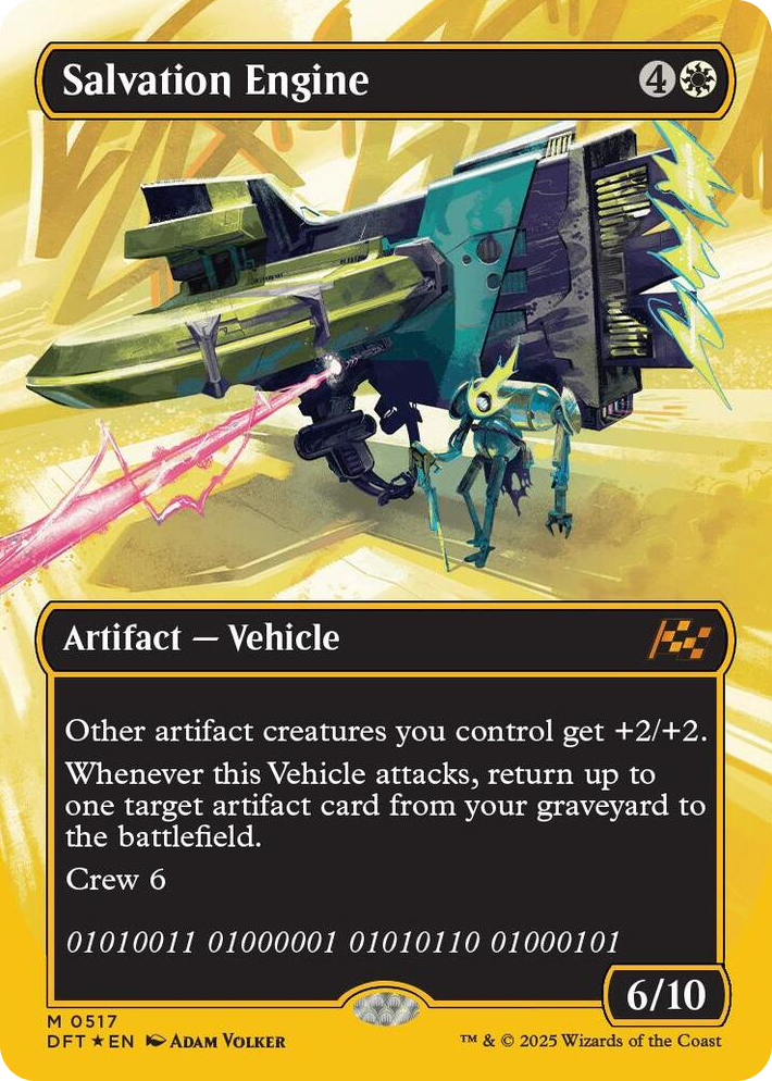 0517 Salvation Engine (Borderless) (First-Place Foil) M Aetherdrift