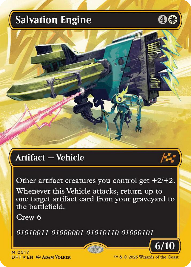 0517 Salvation Engine (Borderless) (First-Place Foil) M Aetherdrift