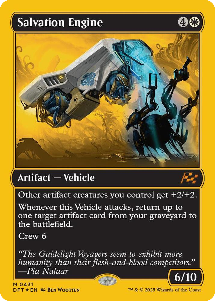 0431 Salvation Engine (First-Place Foil) M Aetherdrift