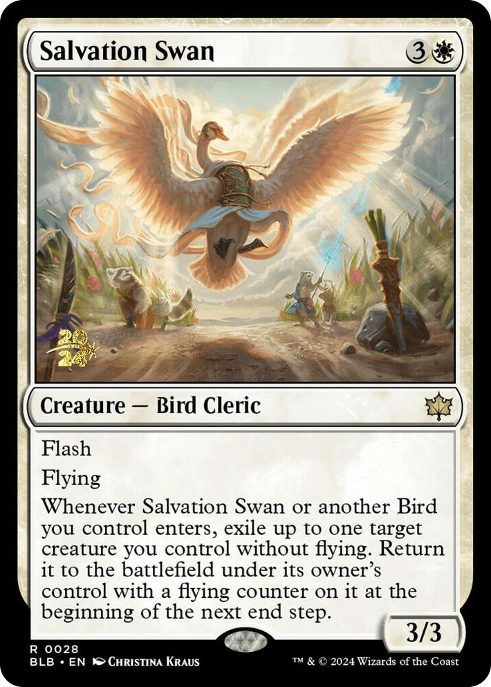 0028 Salvation Swan R Prerelease Cards
