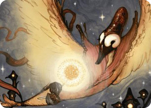 0038 Salvation Swan Art Card S Art Series: Bloomburrow