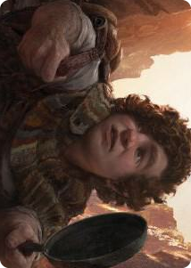 Sam, Loyal Attendant Art Card #58 S - Art Series: Universes Beyond: The Lord of the Rings: Tales of Middle-earth Pokemon card
