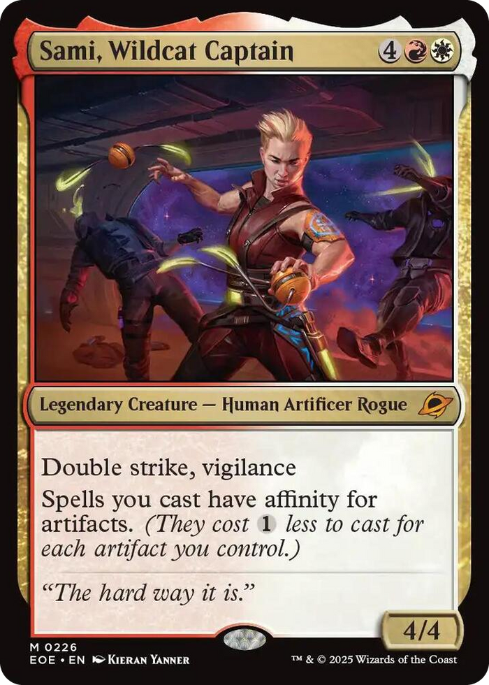 Sami, Wildcat Captain #226 M - Edge of Eternities Pokemon card