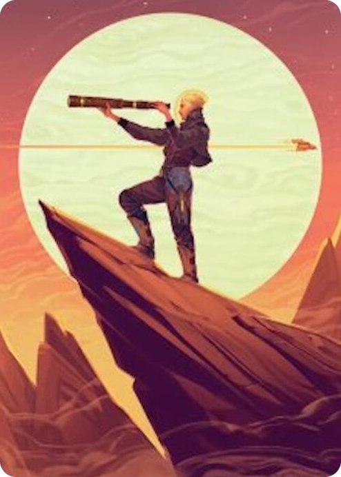 0037 Sami, Wildcat Captain Art Card S Art Series: Edge of Eternities