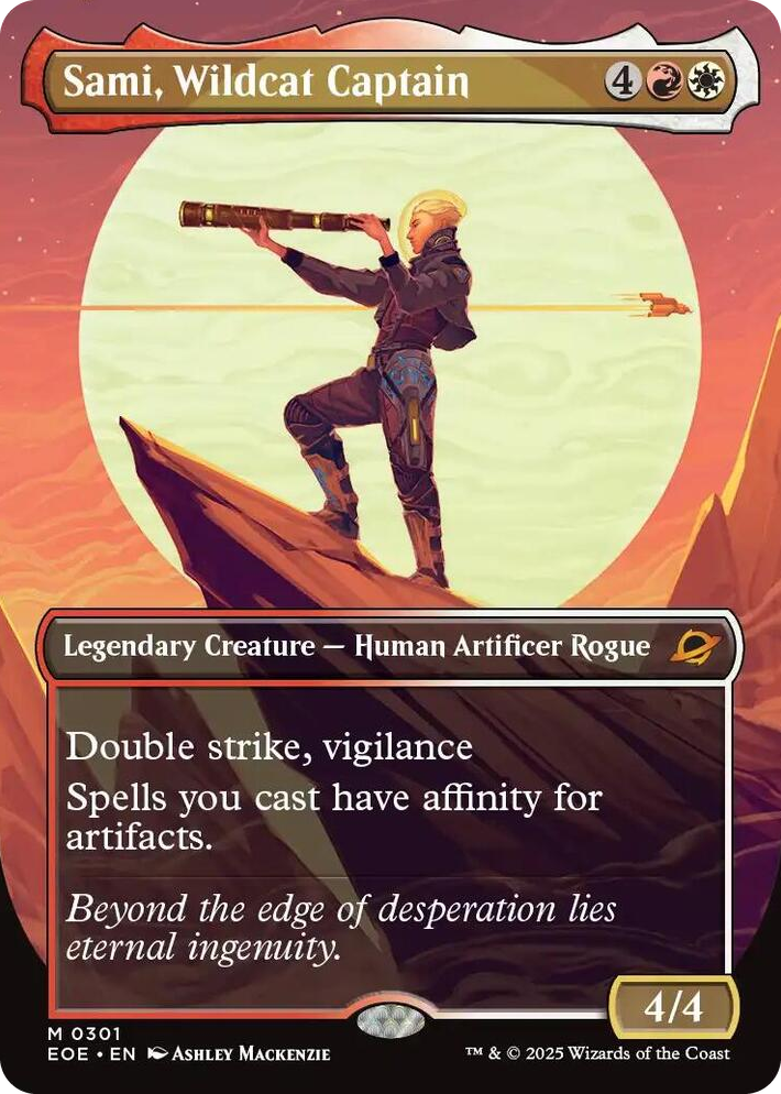 0301 Sami, Wildcat Captain (Borderless) M Edge of Eternities