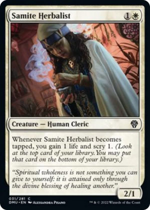 0031 Samite Herbalist C Dominaria United
