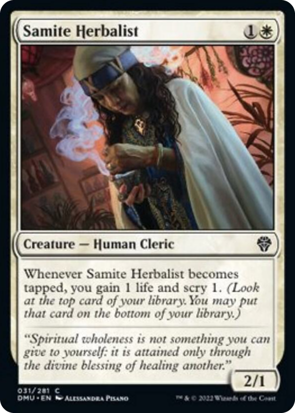 0031 Samite Herbalist C Dominaria United