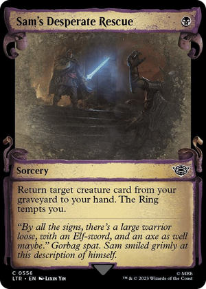 0556 Sam's Desperate Rescue (Showcase Scrolls) C Universes Beyond: The Lord of the Rings: Tales of Middle-earth