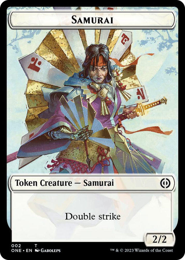 0002 Samurai Token T Phyrexia: All Will Be One