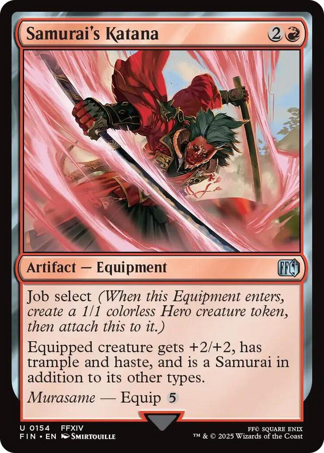 0154 Samurai's Katana U FINAL FANTASY