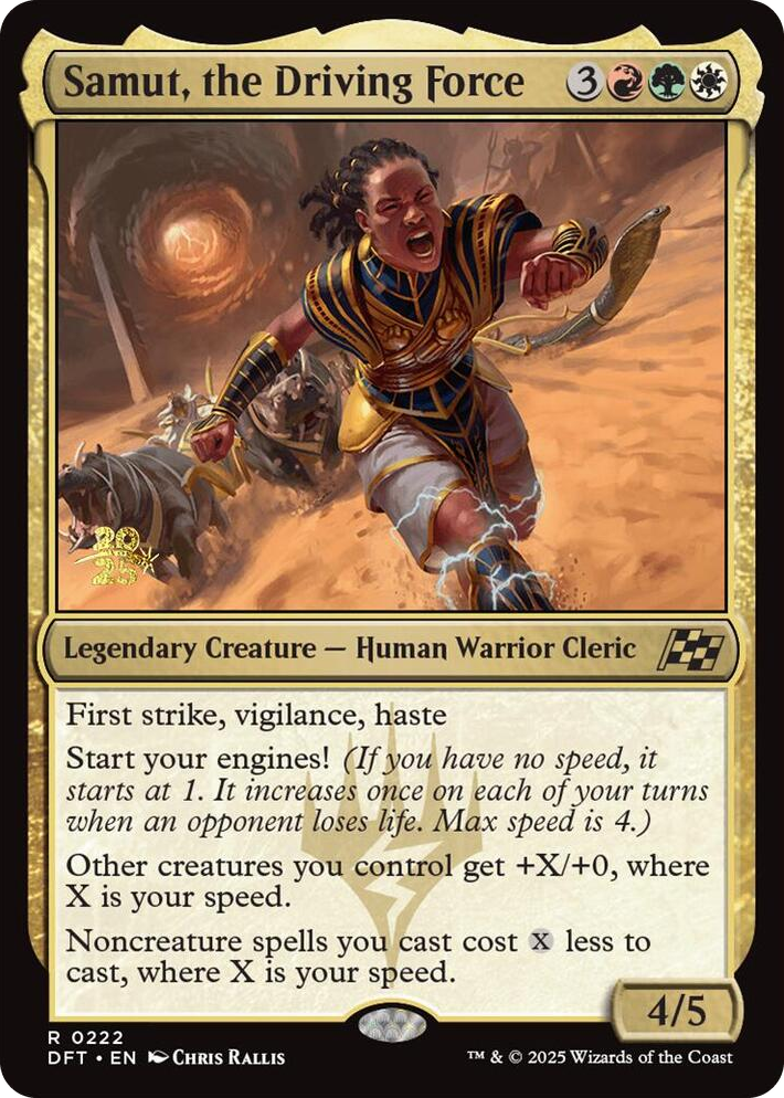 0222 Samut, the Driving Force R Prerelease Cards