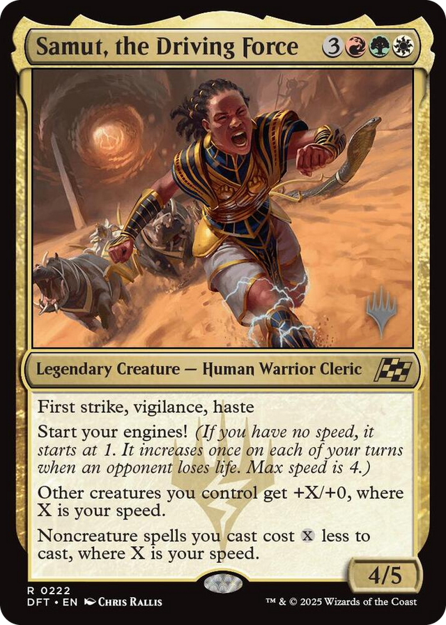 0222 Samut, the Driving Force R Promo Pack: Aetherdrift