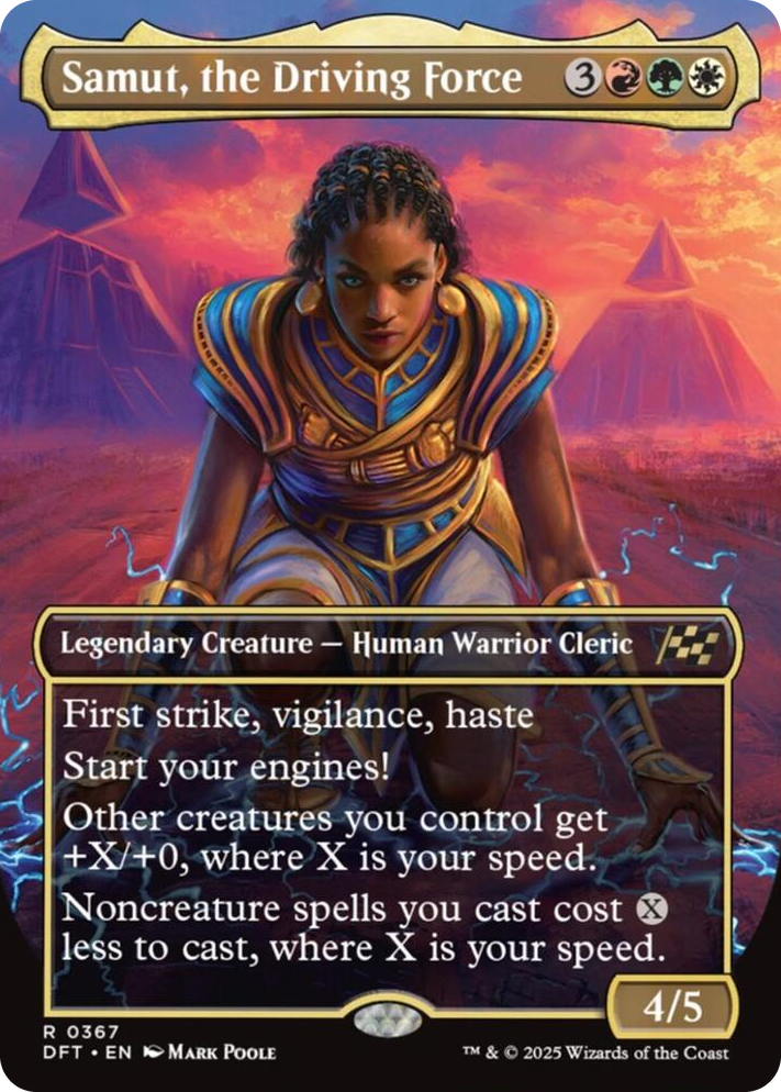 0367 Samut, the Driving Force (Borderless) R Aetherdrift