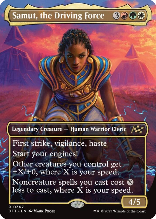 0367 Samut, the Driving Force (Borderless) R Aetherdrift