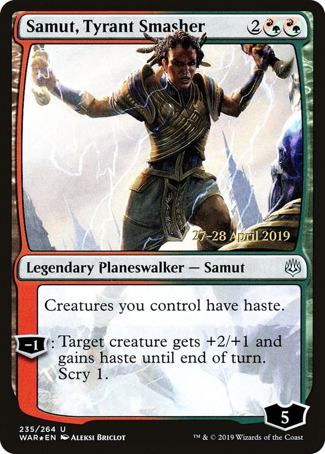 0235 Samut, Tyrant Smasher U Prerelease Cards