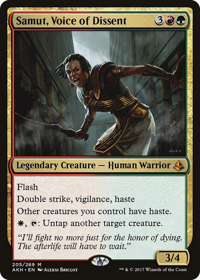 0205 Samut, Voice of Dissent M Amonkhet