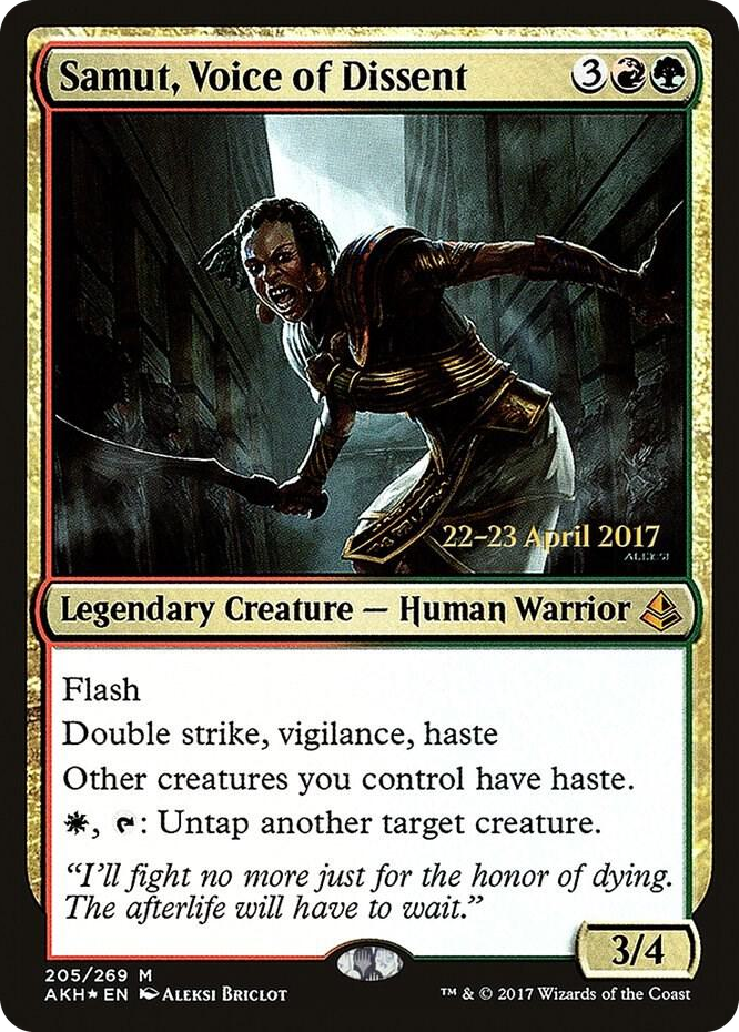0205 Samut, Voice of Dissent M Prerelease Cards
