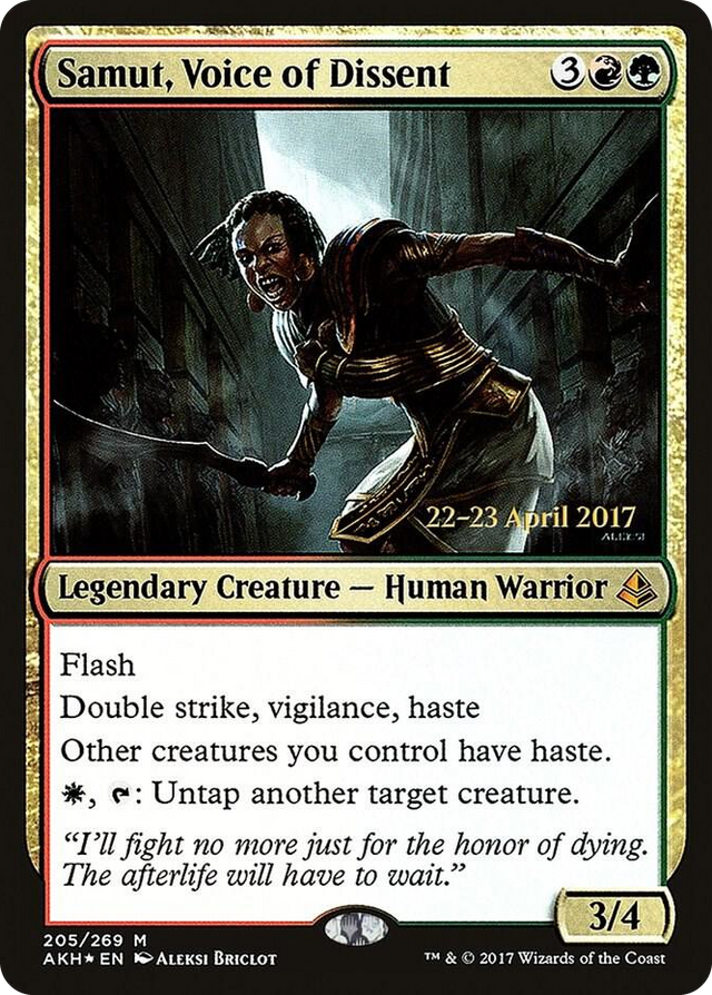 0205 Samut, Voice of Dissent M Prerelease Cards
