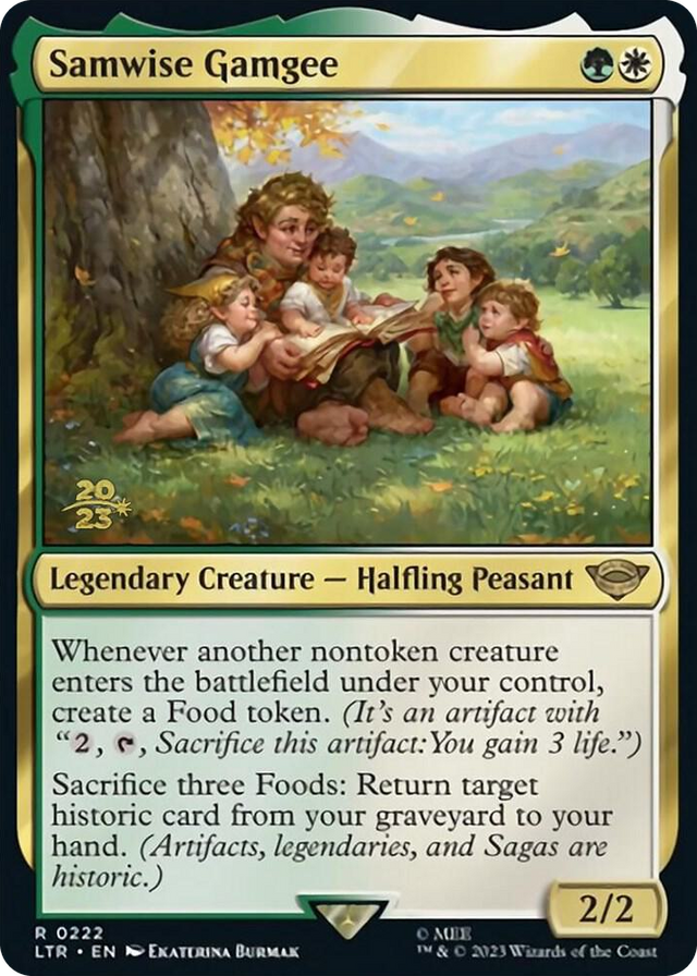 0222 Samwise Gamgee R Prerelease Cards